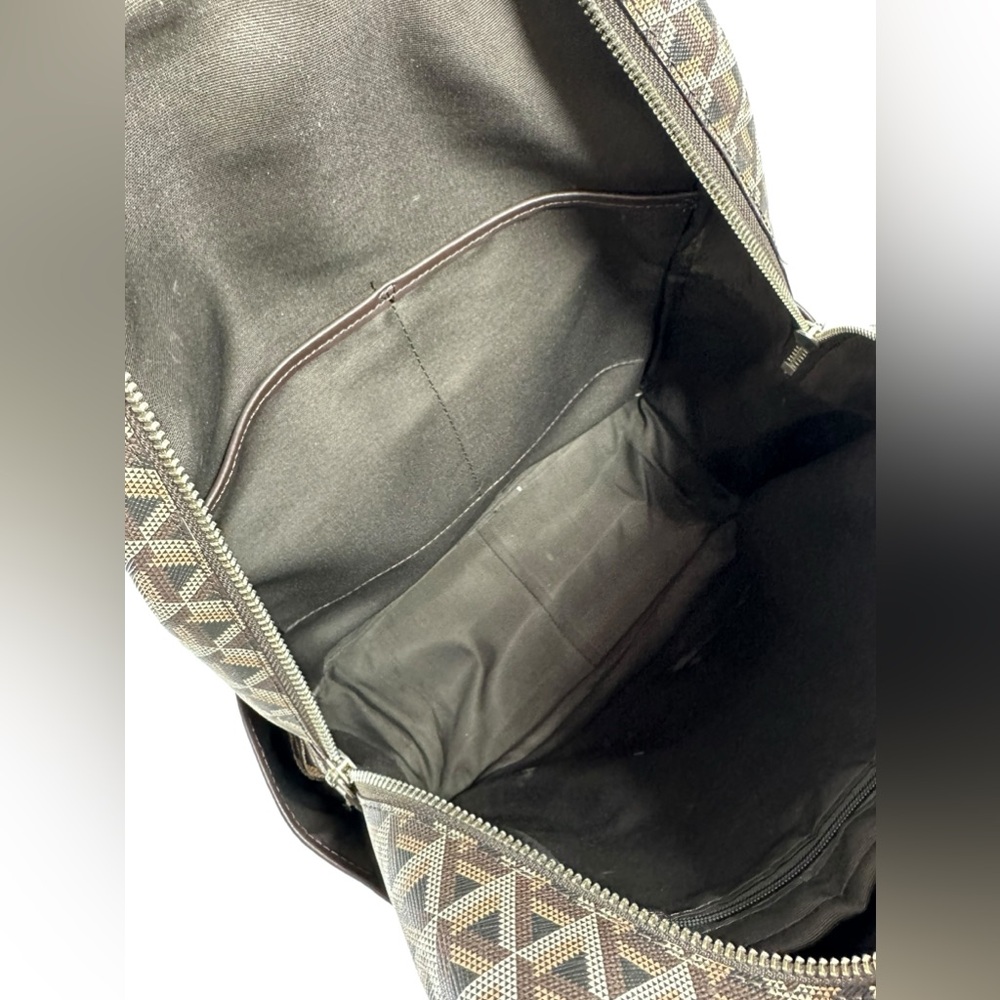 Genuine LANCASTER Paris signature backpack rucksack canvas pvc  work school - Picture 14 of 15